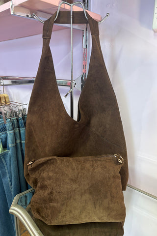 Slouchy Shoulder Bag / Chocolate