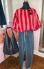 Puff Hem Top / Pinks
