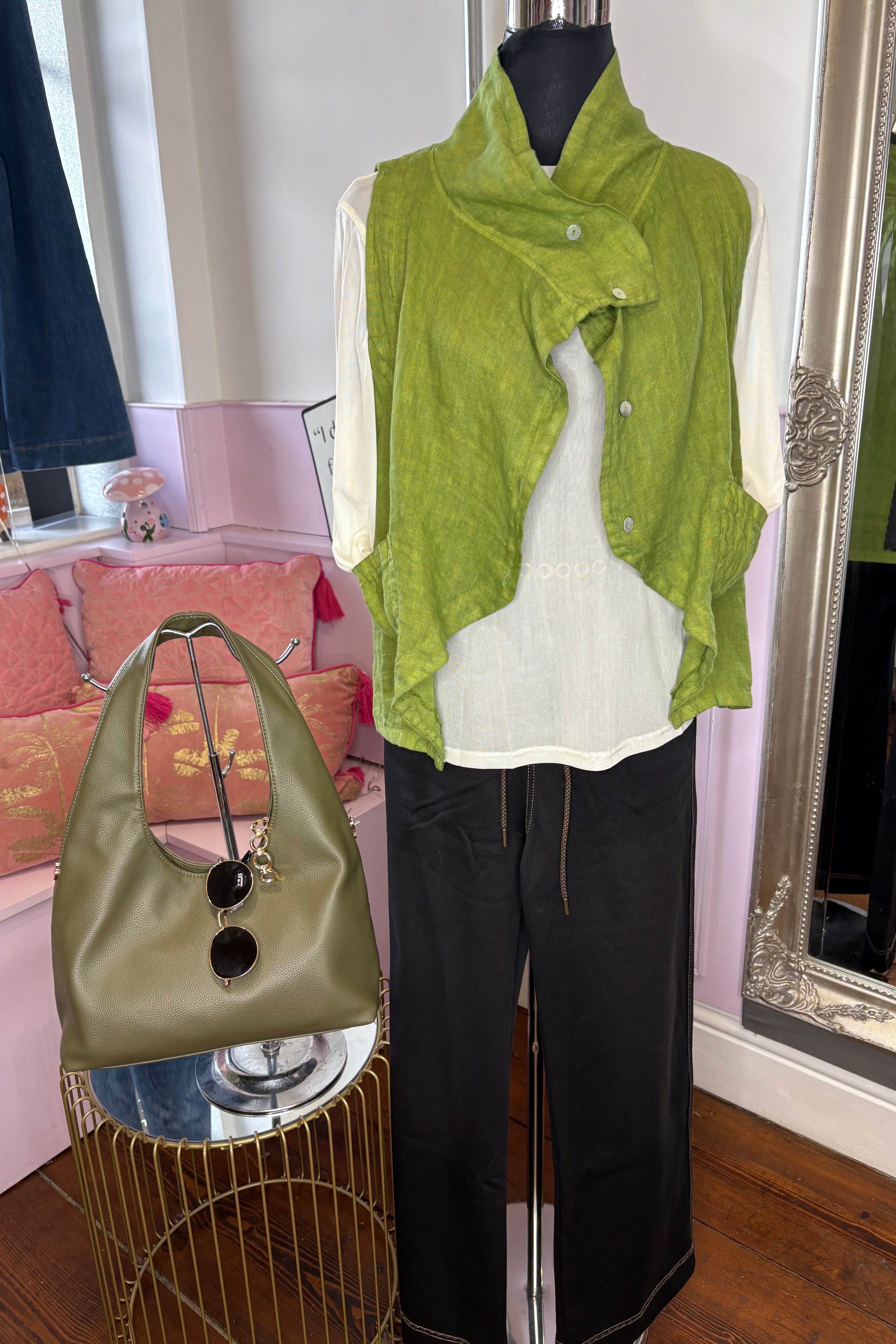 Linen Multi-Way Waistcoat