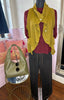 Linen Multi-Way Waistcoat / Dark Olive