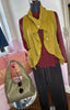 Linen Multi-Way Waistcoat / Dark Olive