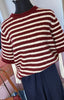 Short Sleeved Striped Jumper