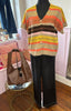Short Sleeved Knit Cardigan