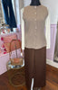 Knit Waistcoat / Taupe