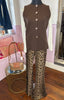 Knit Waistcoat  / Chocolate