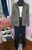 Striped Knit Blazer