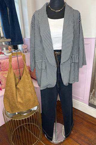 Gingham Style Blazer