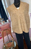 Over-sized V-Neck Knit Vest