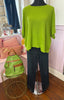 Italian Knit Three Quarter Sleeved Top