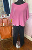 Italian Knit Three Quarter Sleeved Top