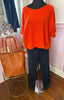 Italian Knit Three Quarter Sleeved Top