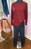Italian Knit Long Sleeved Top