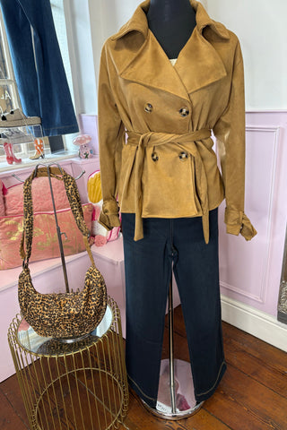 Faux Suede Jacket