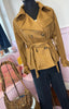 Faux Suede Jacket