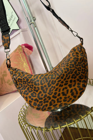 Leopard Print Sling Bag