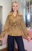 Faux Suede Jacket