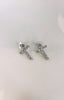 Diamanté Cross Earrings