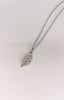 Diamanté Feather Necklace