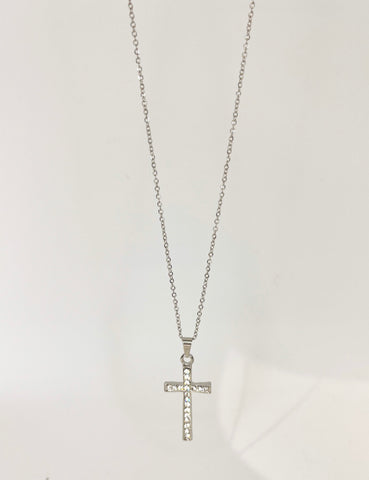 Cross Diamanté Necklace