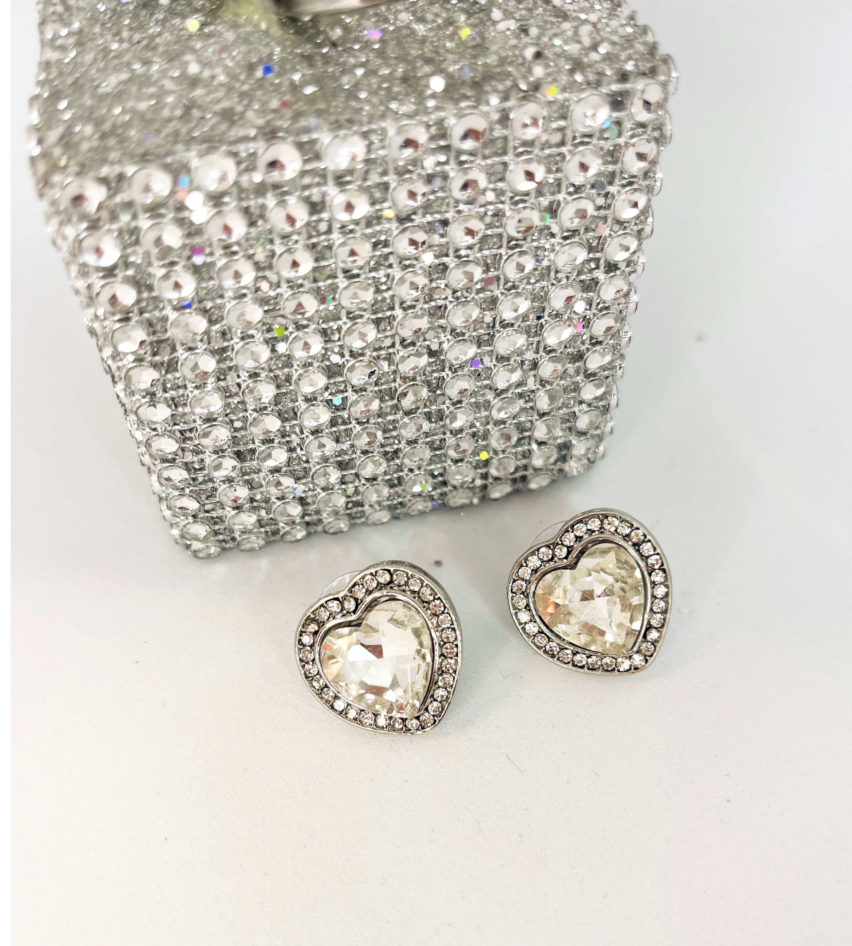 Large Diamanté Earrings
