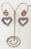 Drop Heart Earrings