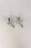 Diamanté Cross Earrings