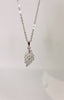 Diamanté Feather Necklace